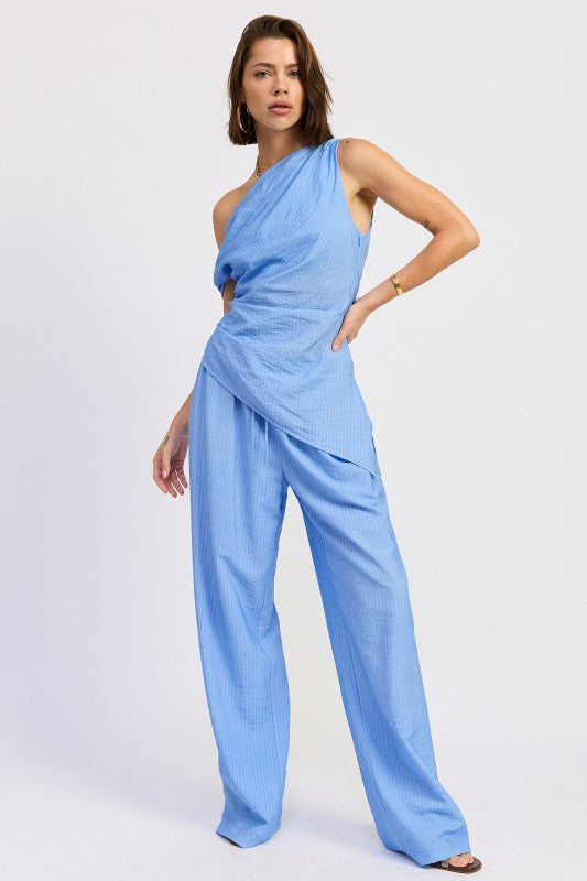 Asymmetrical Tunic Top - Premium variable from Tooksie - Just $55.99! Shop now at Tooksie