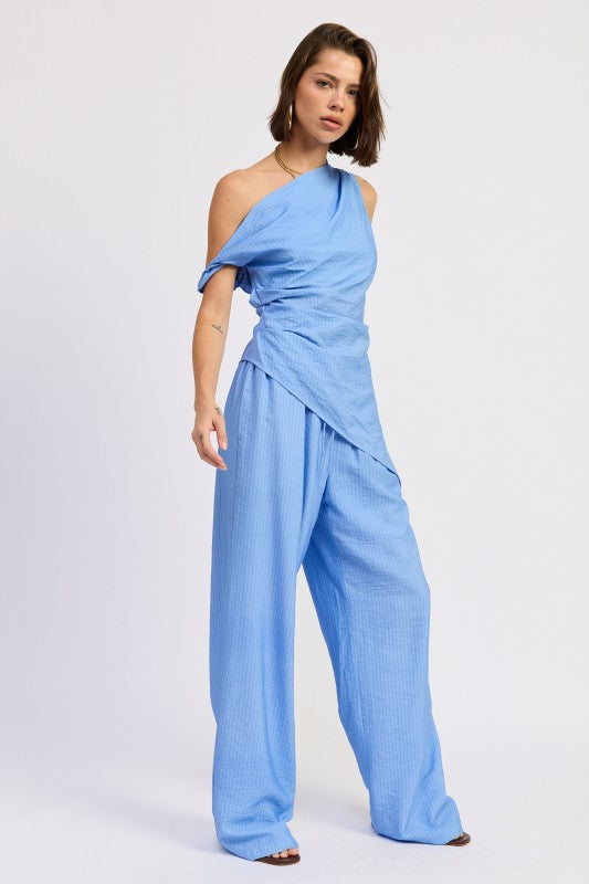 Asymmetrical Tunic Top - Premium variable from Tooksie - Just $55.99! Shop now at Tooksie