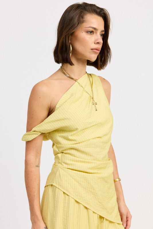 Asymmetrical Tunic Top - Premium variable from Tooksie - Just $55.99! Shop now at Tooksie