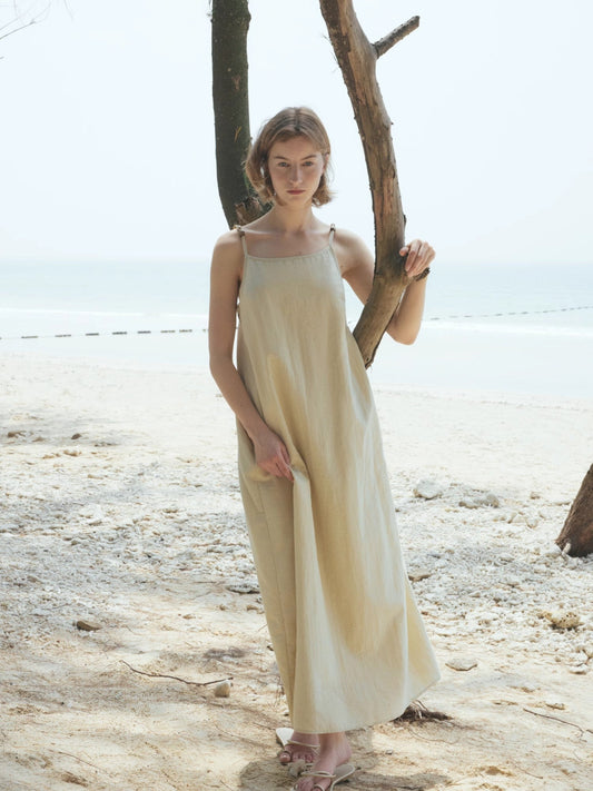 Maxi Dress with Beaded Strap Detail - Premium variable from Tooksie - Just $70.99! Shop now at Tooksie