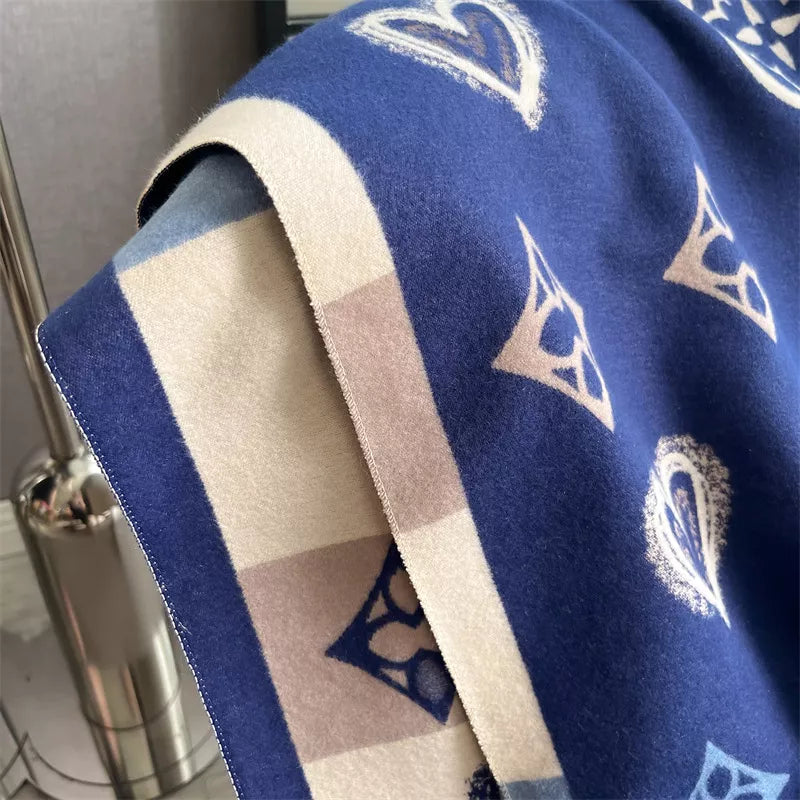 Patterned Raw Hem Scarf - Premium variable from Tooksie - Just $28.99! Shop now at Tooksie