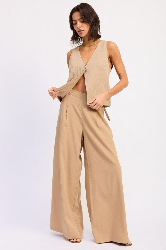 Wide Leg Trousers - Premium variable from Tooksie - Just $59.99! Shop now at Tooksie