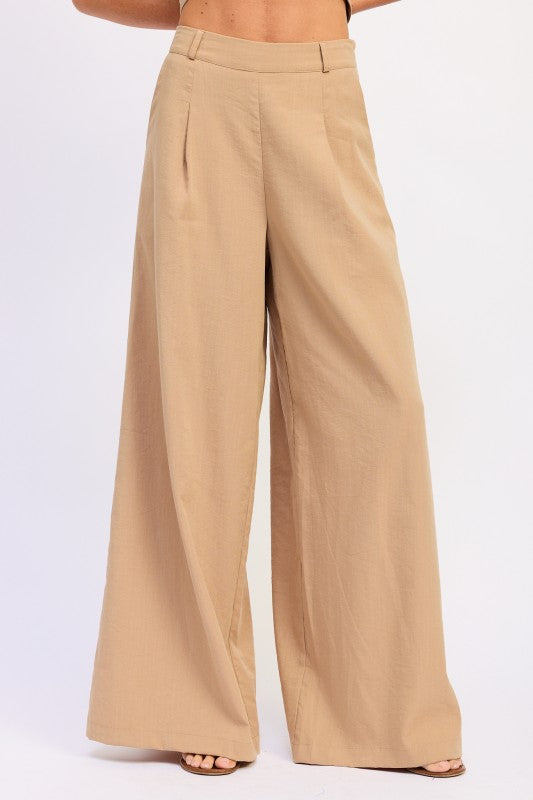 Wide Leg Trousers - Premium variable from Tooksie - Just $59.99! Shop now at Tooksie