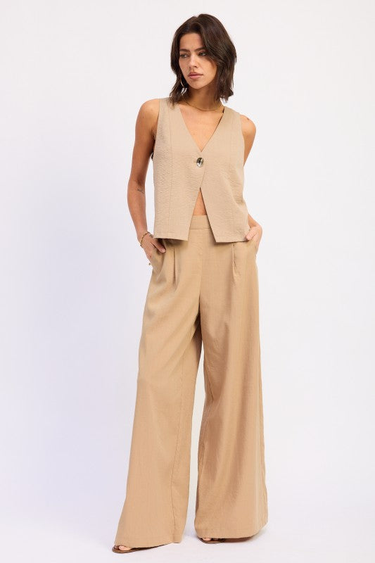Wide Leg Trousers - Premium variable from Tooksie - Just $59.99! Shop now at Tooksie