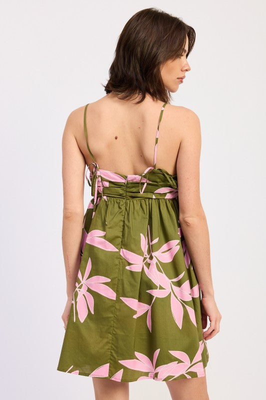 Floral Poplin Babydoll Dress - Premium variable from Tooksie - Just $78.99! Shop now at Tooksie