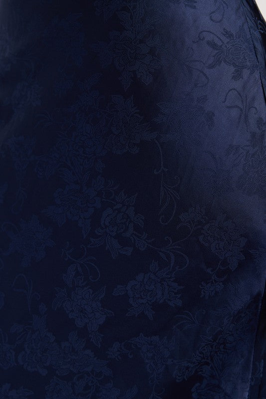 Satin Halter Midi Dress With Open Back - Premium variable from Tooksie - Just $72.99! Shop now at Tooksie