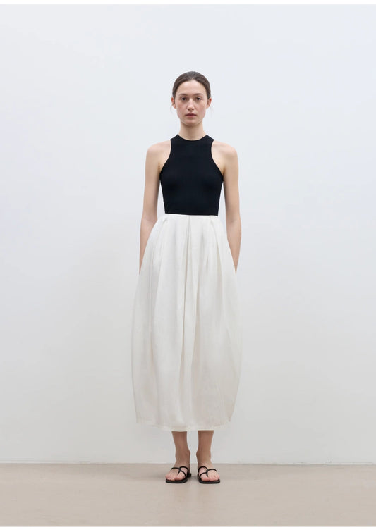 Flower Bud Midi Skirt - Premium variable from Tooksie - Just $85.99! Shop now at Tooksie