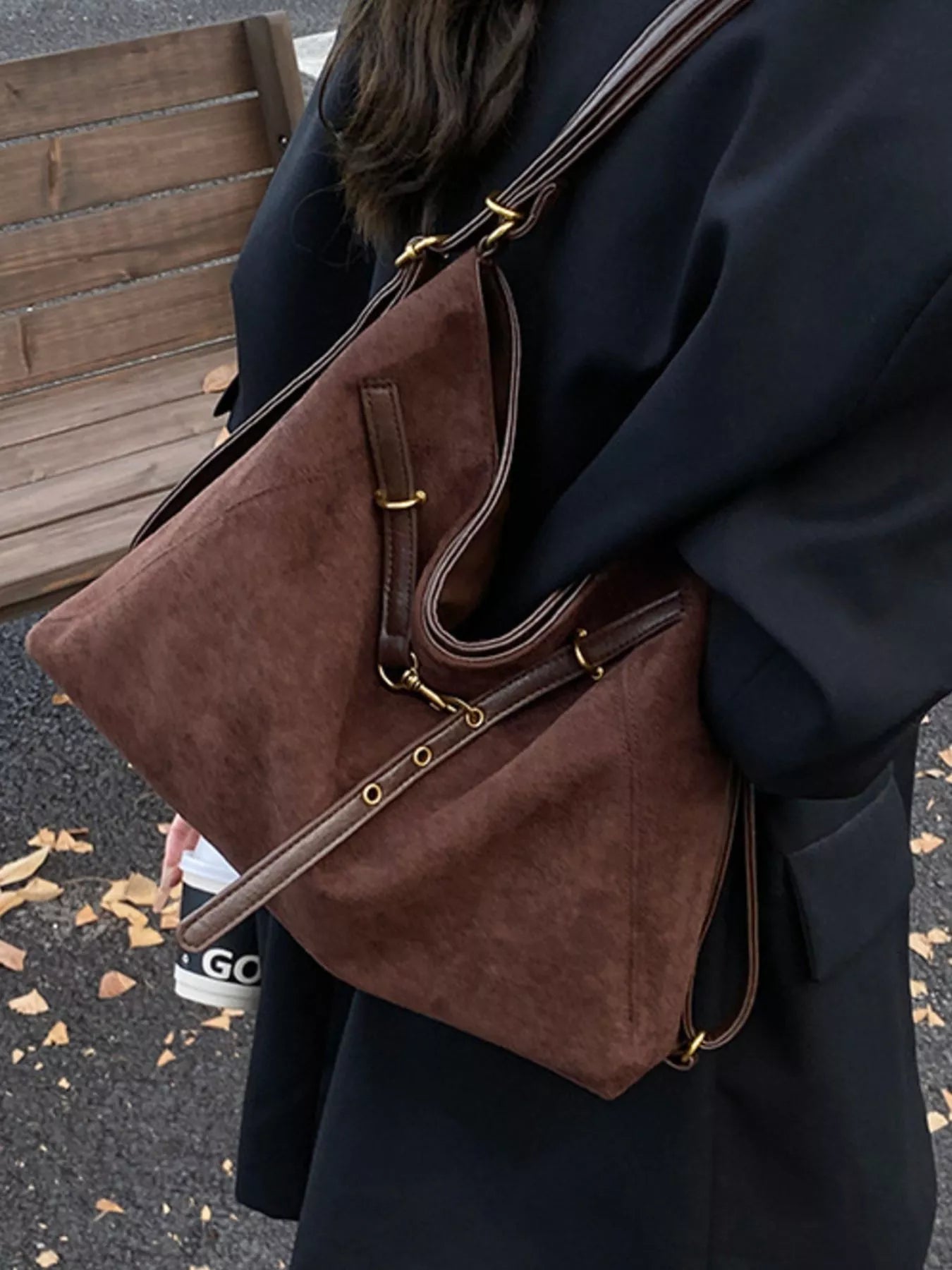 Vintage Soft Brushed Finish Tote - Premium variable from Tooksie - Just $30.99! Shop now at Tooksie