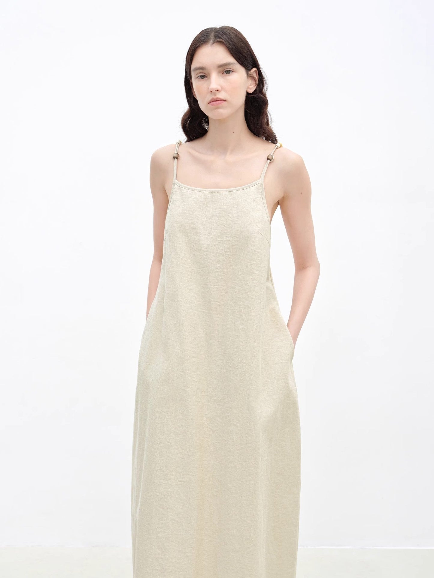 Maxi Dress with Beaded Strap Detail - Premium variable from Tooksie - Just $70.99! Shop now at Tooksie