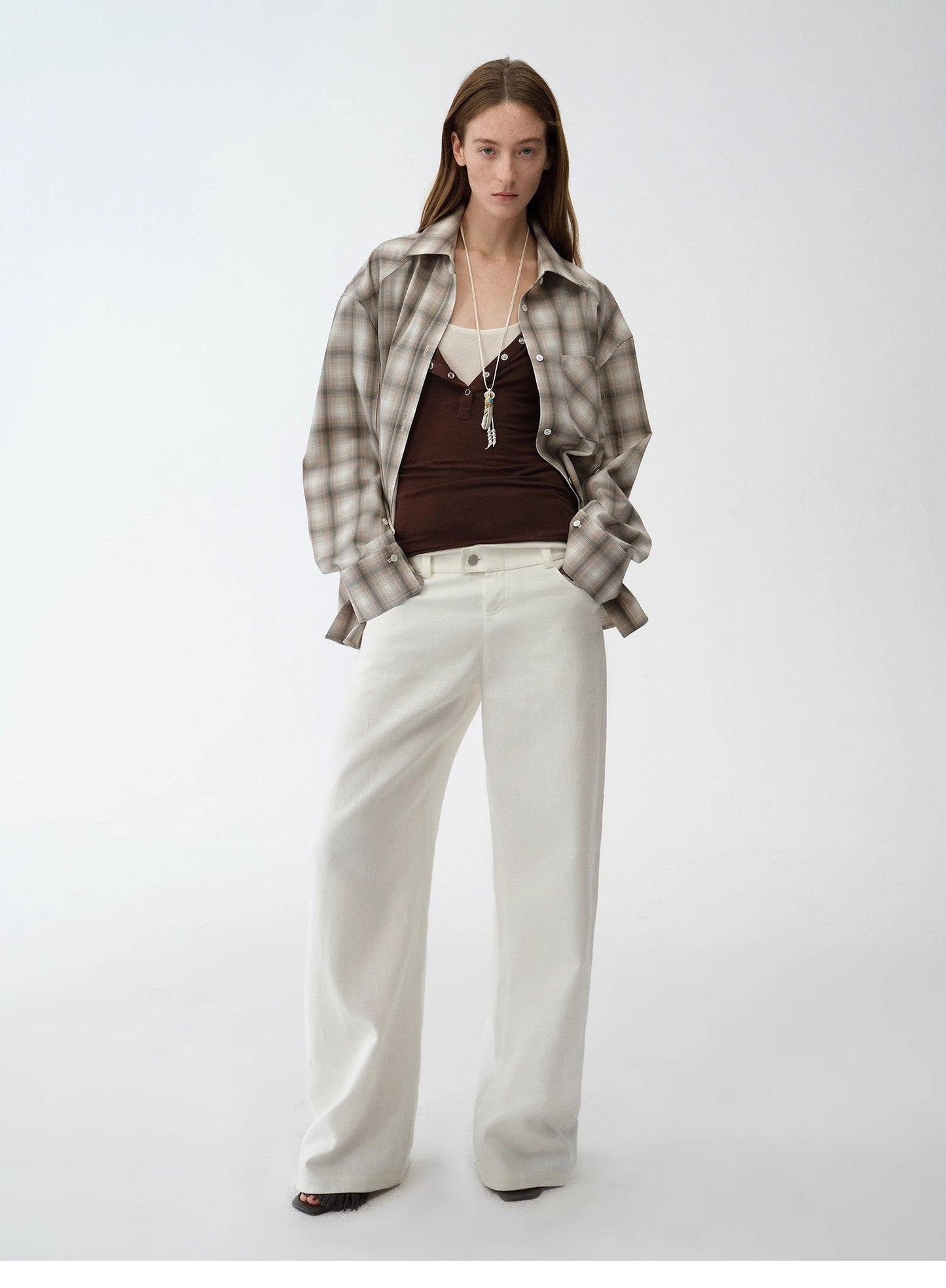 Relaxed Fit Linen Trousers - Premium variable from Tooksie - Just $126.99! Shop now at Tooksie