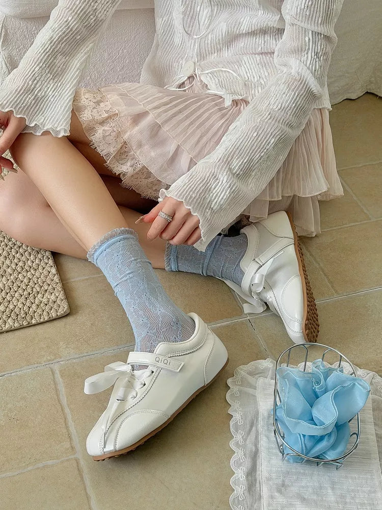 Lace Sheer Socks - Premium  from Trendsi - Just $11.99! Shop now at Tooksie
