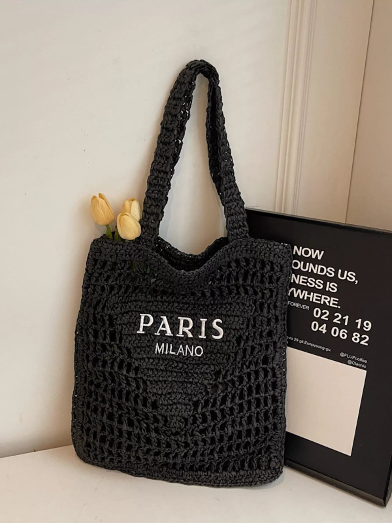 The Textured Woven Tote - Premium variable from Tooksie - Just $44.99! Shop now at Tooksie