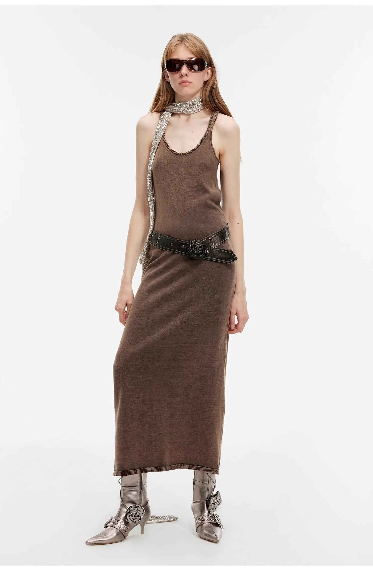 Vintage Fade Distressed Dress - Premium variable from Tooksie - Just $66.99! Shop now at Tooksie