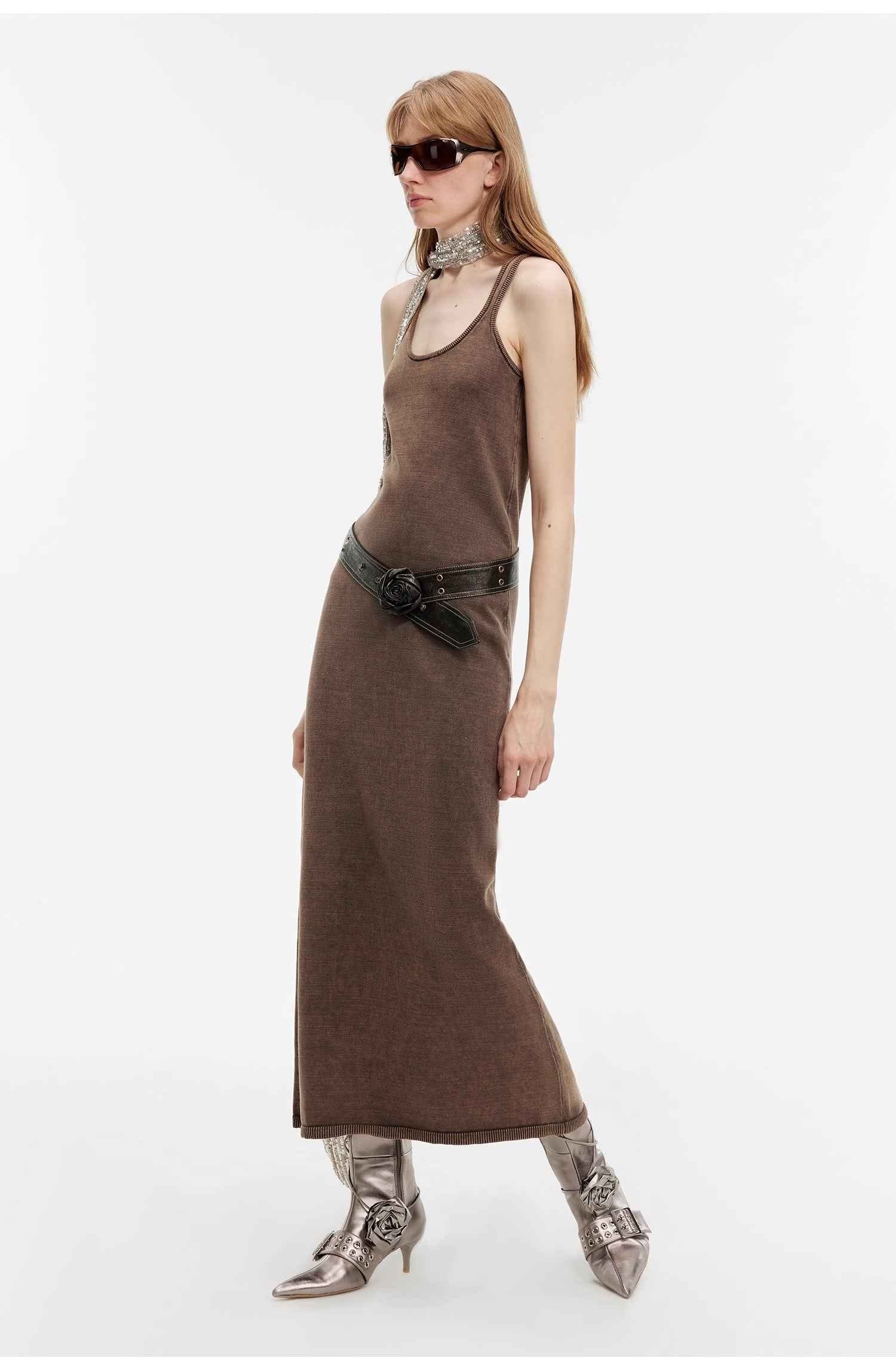 Vintage Fade Distressed Dress - Premium variable from Tooksie - Just $66.99! Shop now at Tooksie