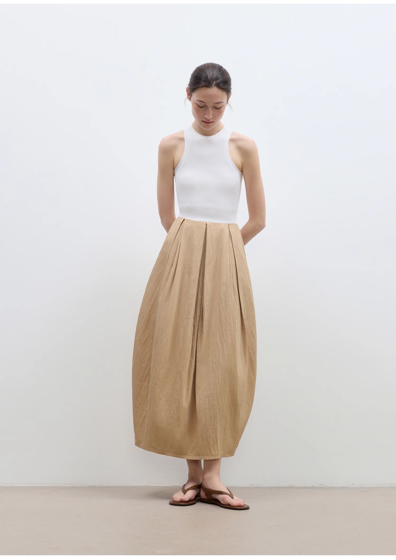 Flower Bud Midi Skirt - Premium variable from Tooksie - Just $85.99! Shop now at Tooksie