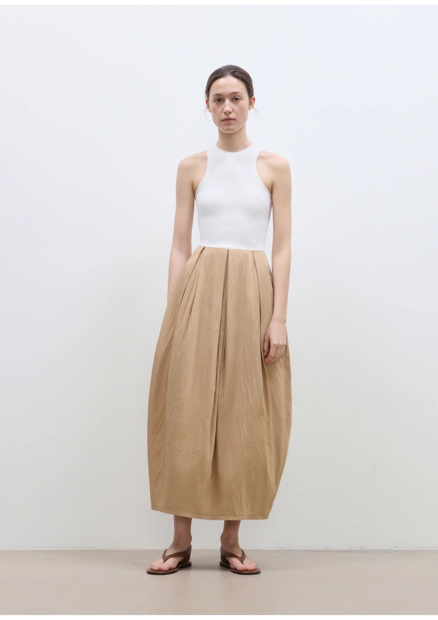 Flower Bud Midi Skirt - Premium variable from Tooksie - Just $85.99! Shop now at Tooksie