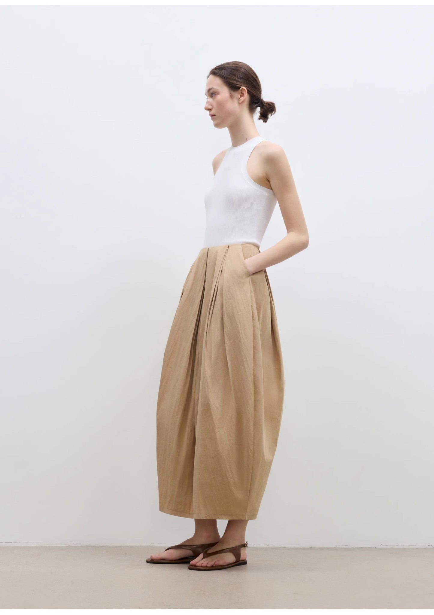 Flower Bud Midi Skirt - Premium variable from Tooksie - Just $85.99! Shop now at Tooksie