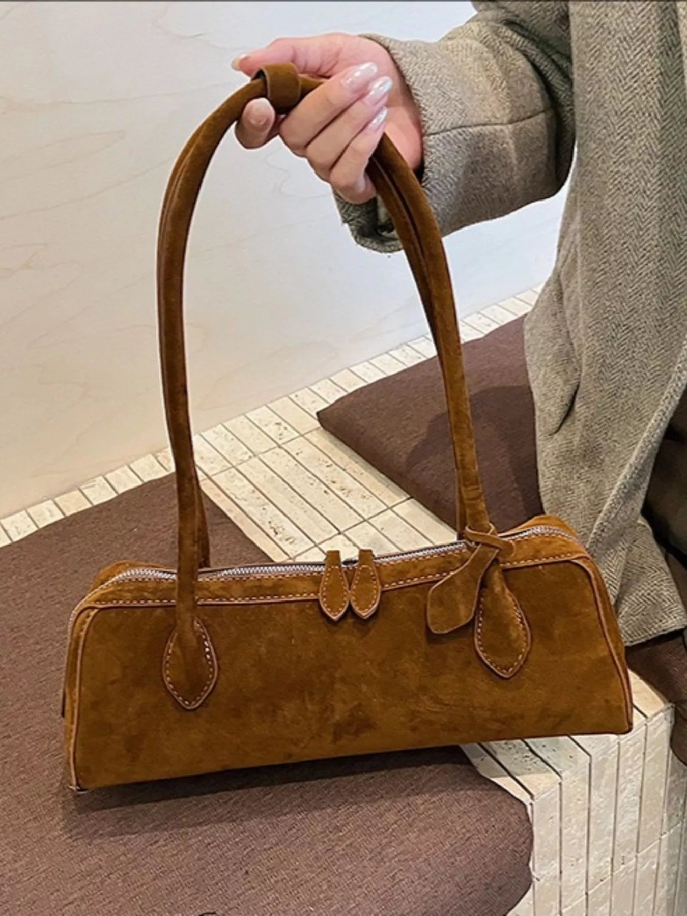 Soft Oblong Shoulder Bag - Premium variable from Tooksie - Just $39.99! Shop now at Tooksie