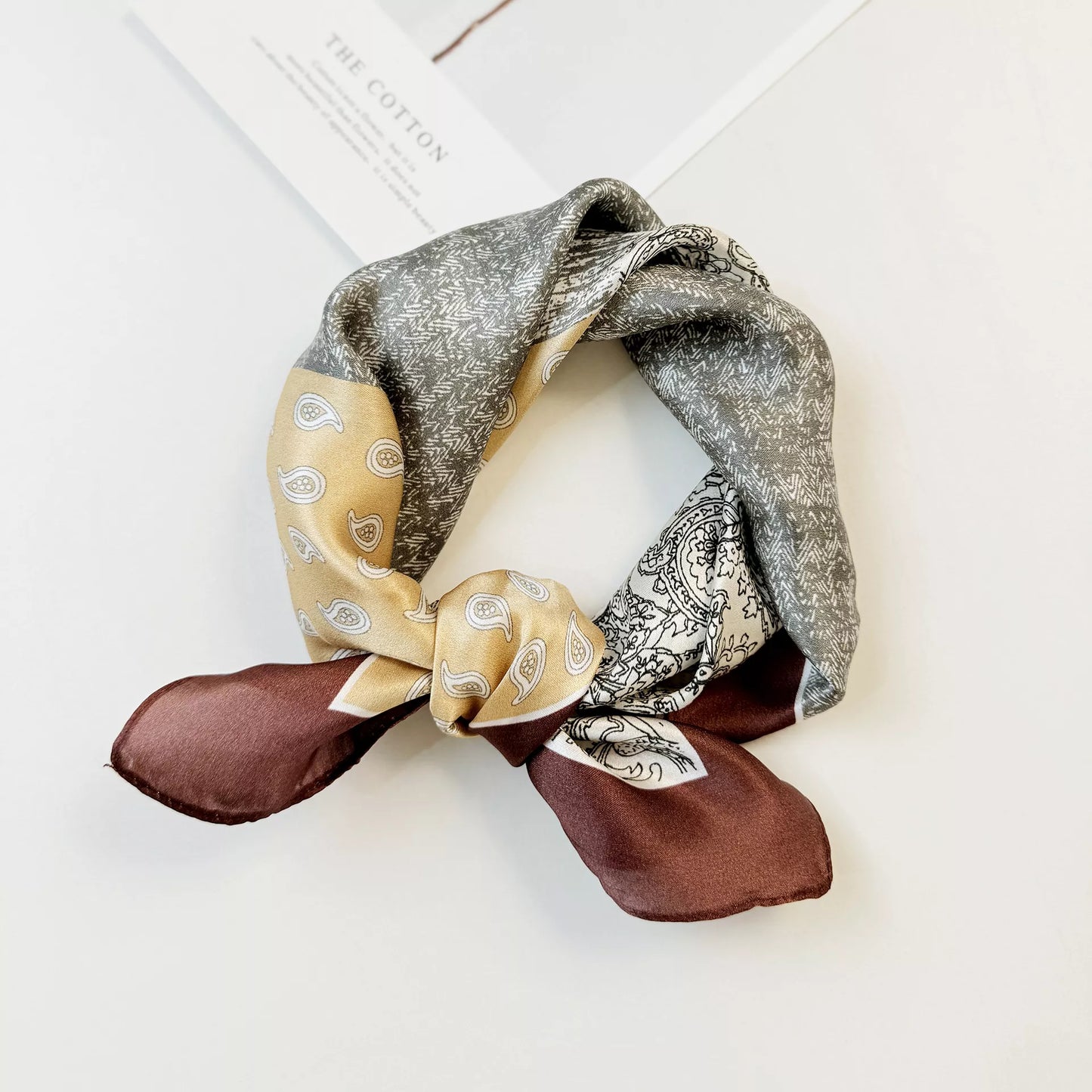 Printed Silk Scarf - Premium variable from Tooksie - Just $18.99! Shop now at Tooksie