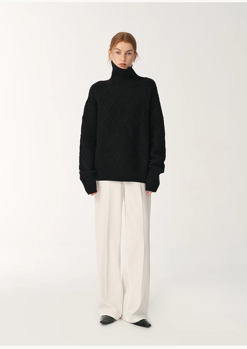 White Wide-Leg Trousers - Premium variable from Tooksie - Just $109.99! Shop now at Tooksie