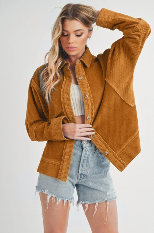Corduroy Jacket - Premium variable from Tooksie - Just $72.99! Shop now at Tooksie