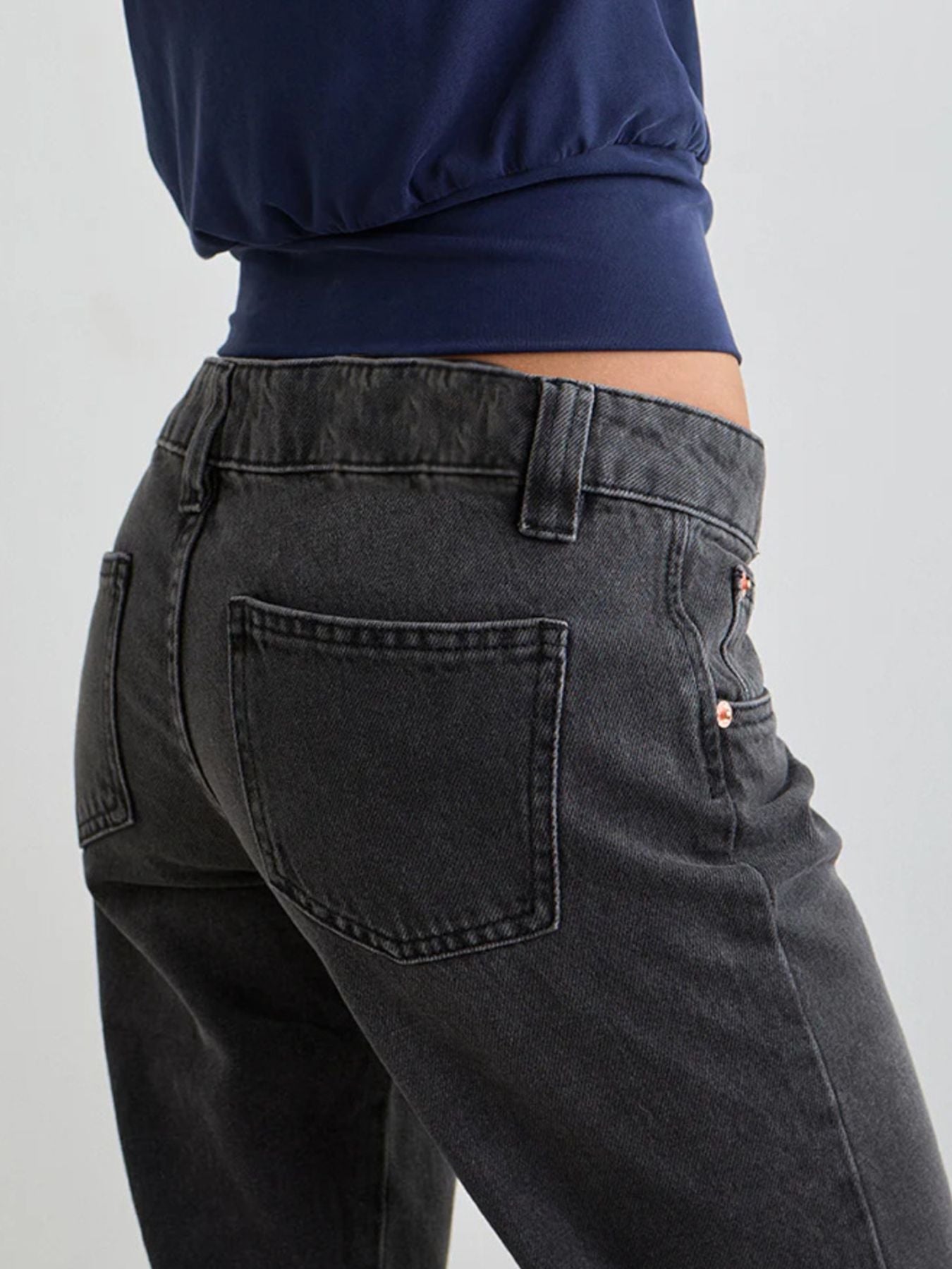 Low Rise Flare Jeans - Premium variable from Tooksie - Just $43.99! Shop now at Tooksie