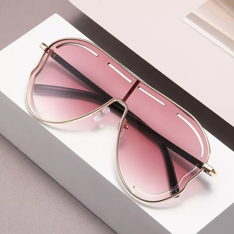 Oversize Classic Fade Aviator Sunglasses - Premium variable from Tooksie - Just $16.99! Shop now at Tooksie