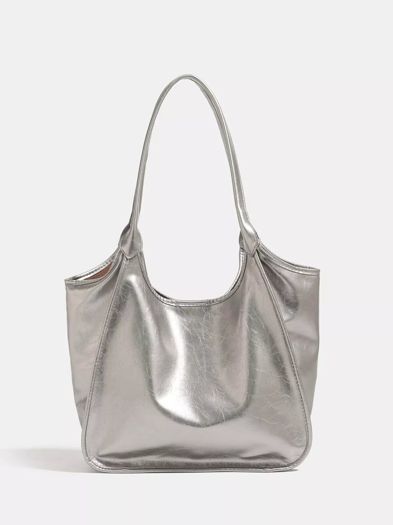 Metallic Tote Bag - Premium simple from Tooksie - Just $47.99! Shop now at Tooksie