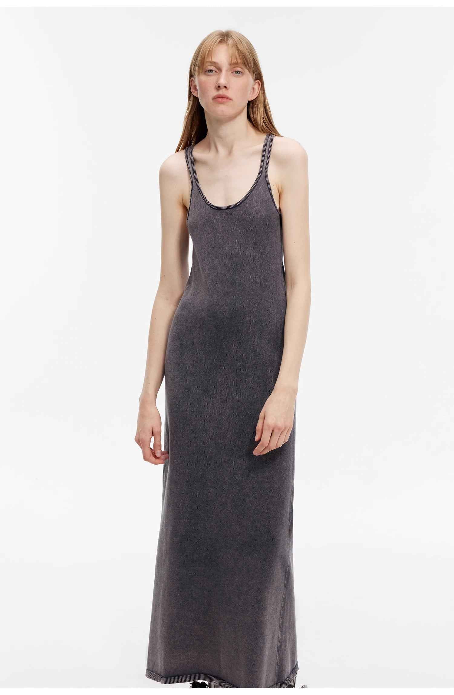Vintage Fade Distressed Dress - Premium variable from Tooksie - Just $66.99! Shop now at Tooksie