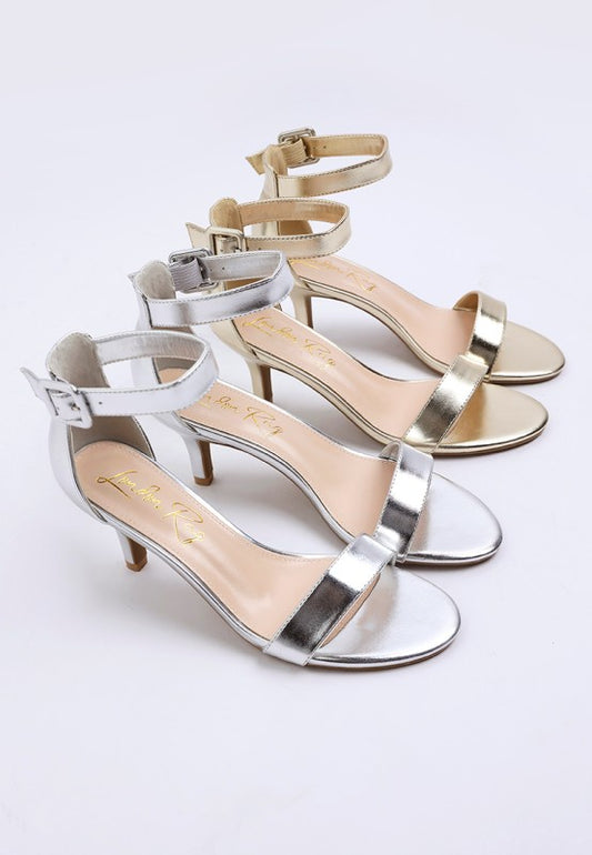 Kitten Heel Sandals - Premium variable from Tooksie - Just $67.99! Shop now at Tooksie