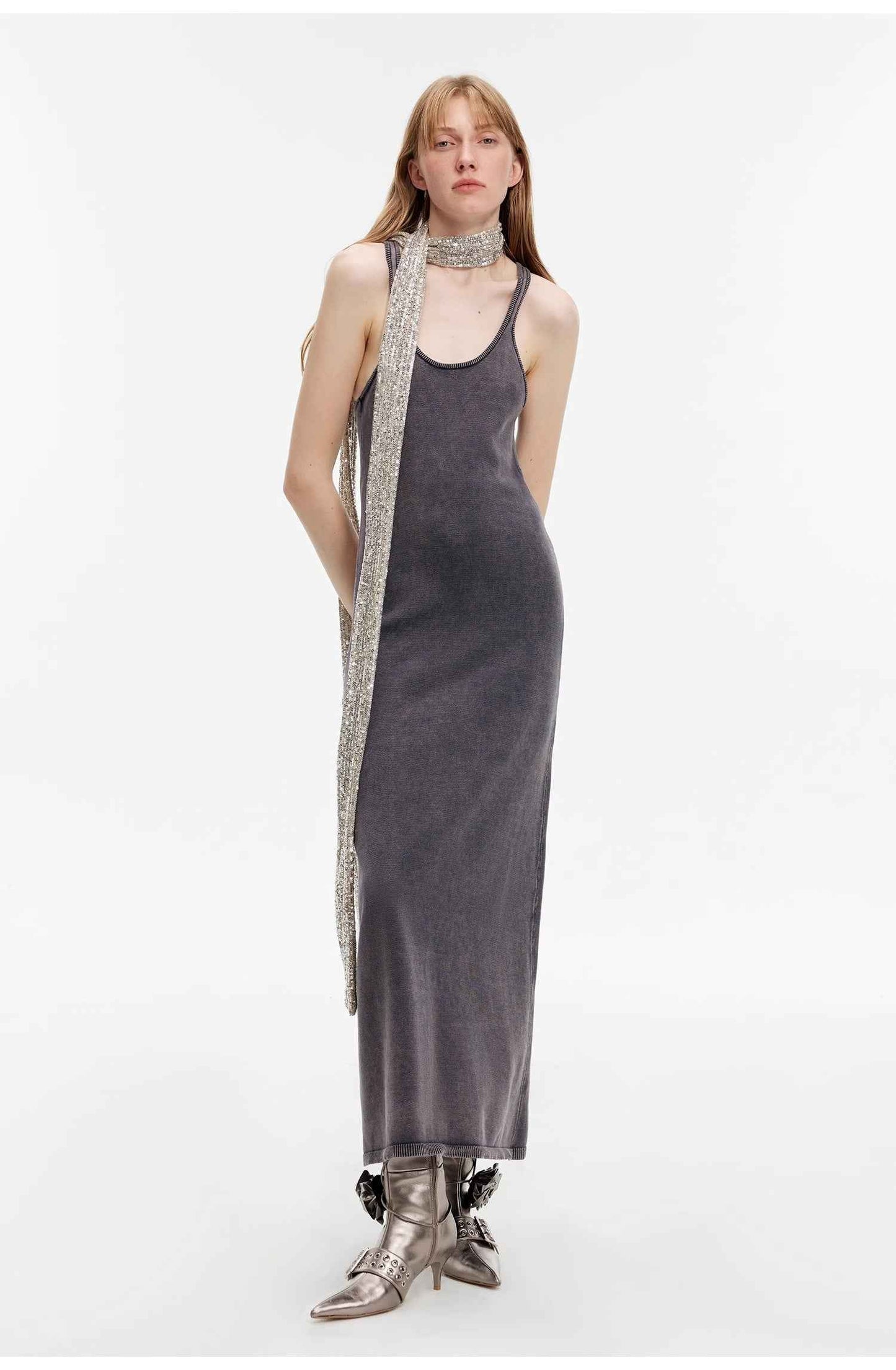 Vintage Fade Distressed Dress - Premium variable from Tooksie - Just $66.99! Shop now at Tooksie