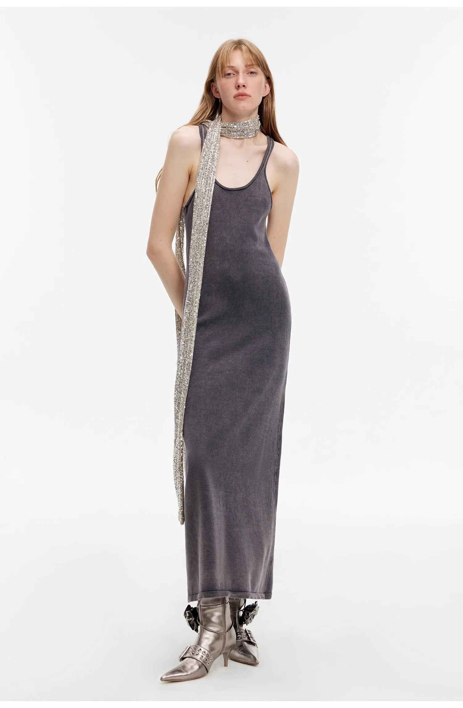 Vintage Fade Distressed Dress - Premium variable from Tooksie - Just $66.99! Shop now at Tooksie