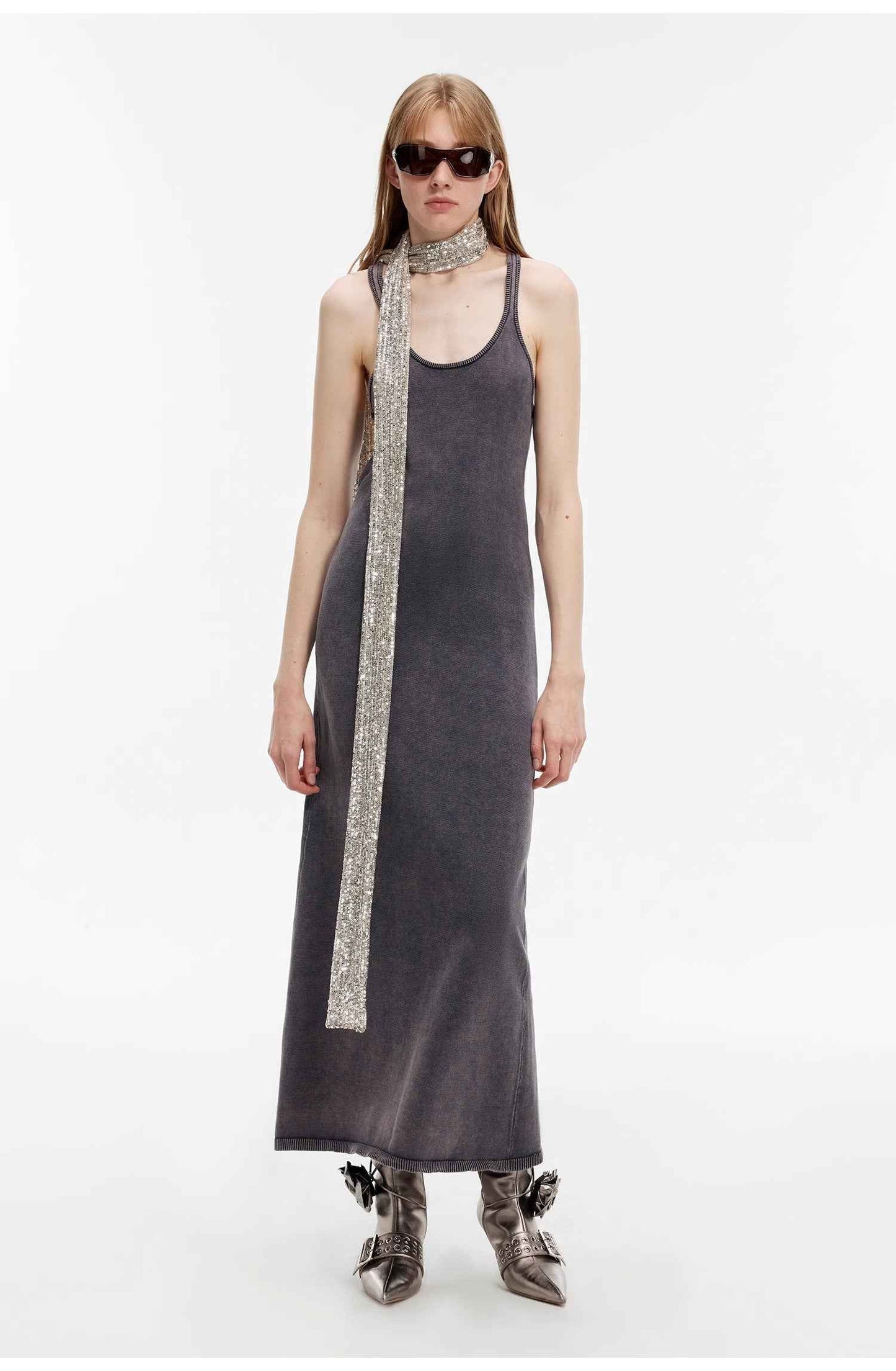 Vintage Fade Distressed Dress - Premium variable from Tooksie - Just $66.99! Shop now at Tooksie