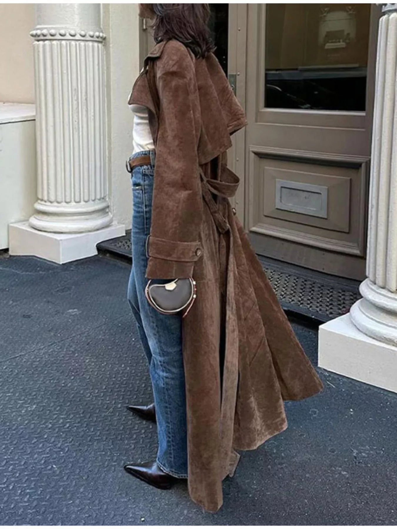 Soft Touch Double Breasted Trench Coat - Premium variable from Tooksie - Just $93.99! Shop now at Tooksie