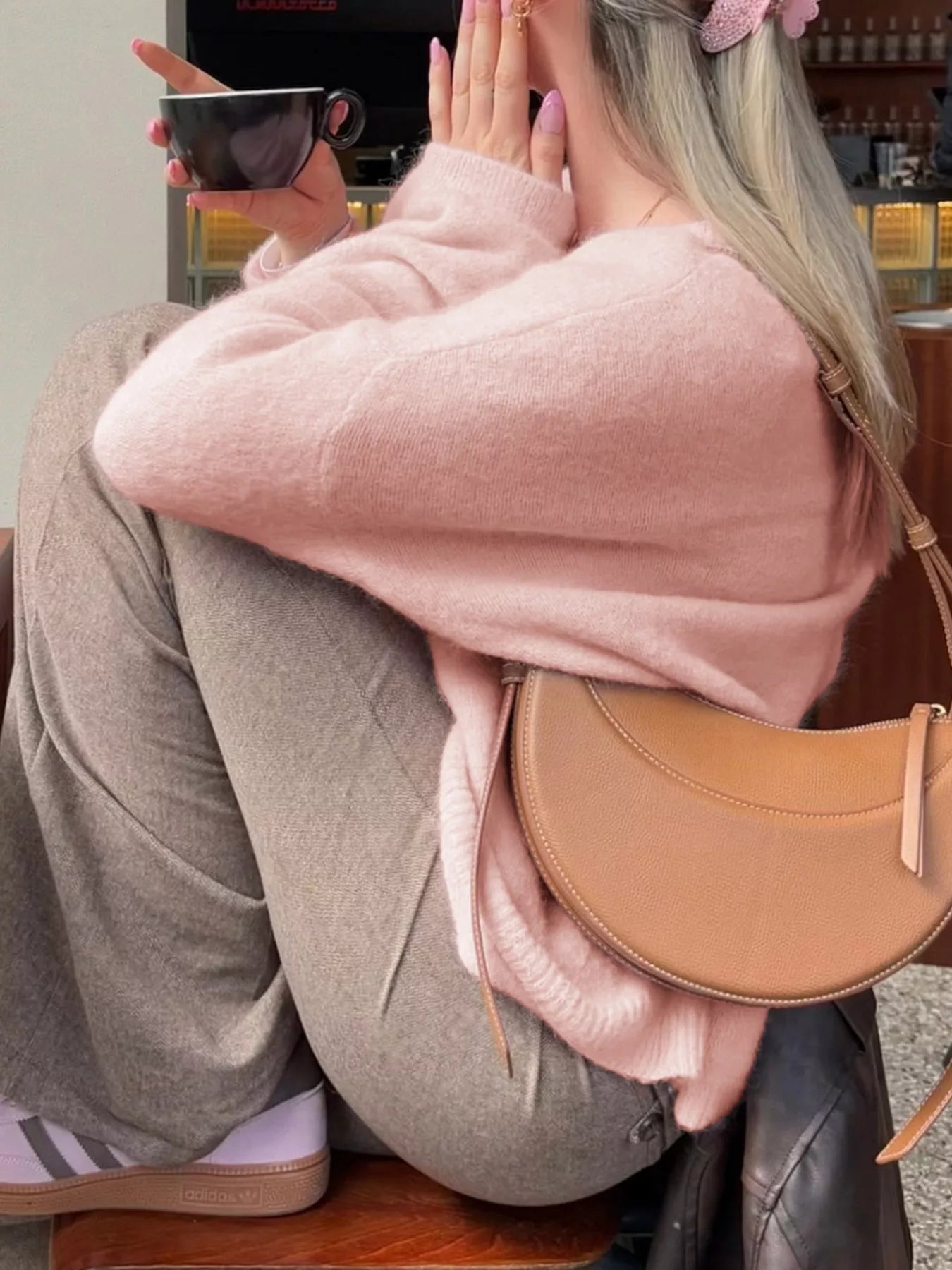 Classic Ribbed Oversized Dropped Shoulder Sweater - Premium variable from Tooksie - Just $47.99! Shop now at Tooksie