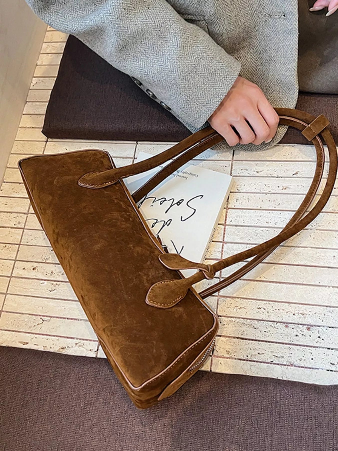 Soft Oblong Shoulder Bag - Premium variable from Tooksie - Just $39.99! Shop now at Tooksie