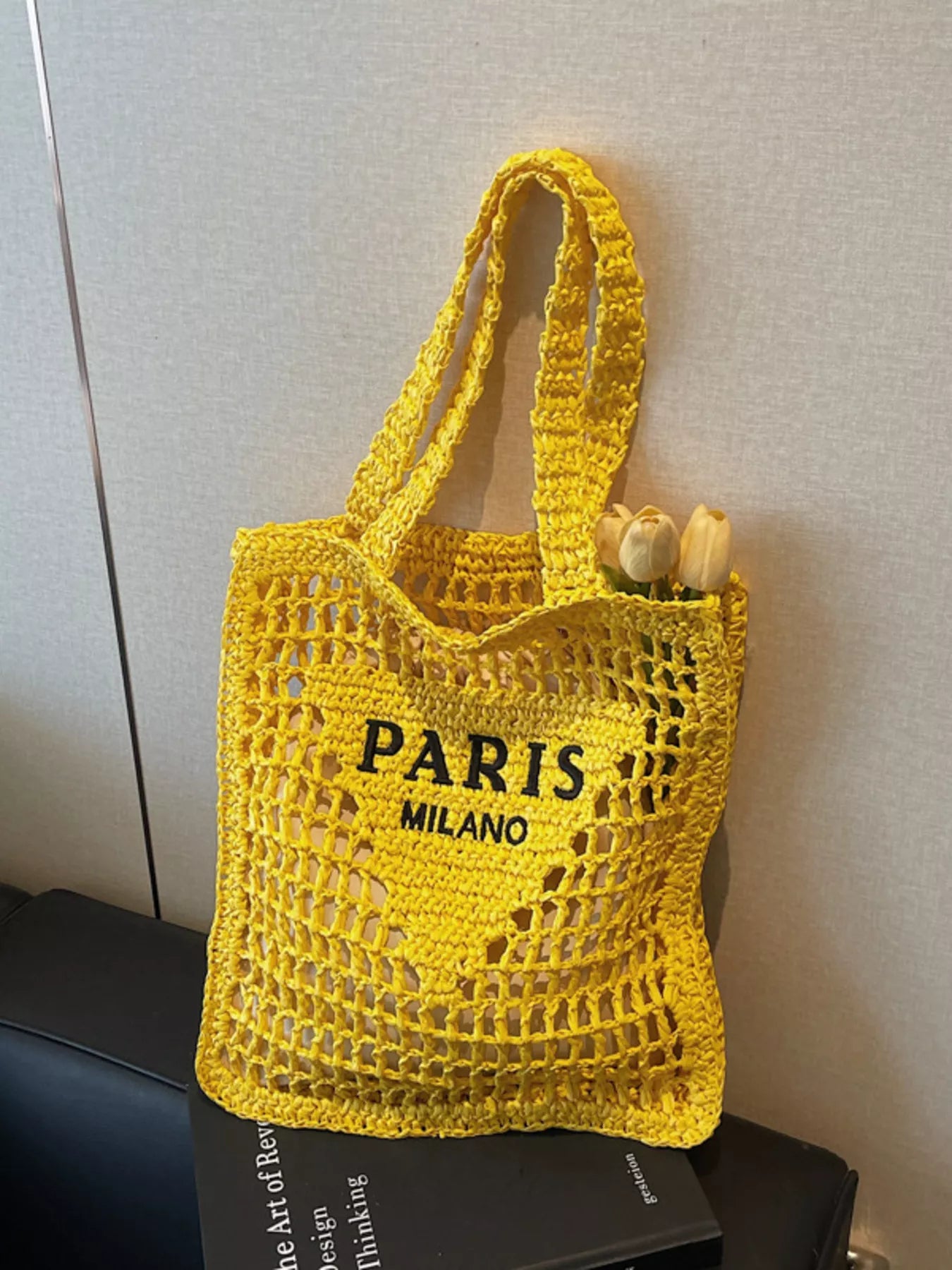 The Textured Woven Tote - Premium variable from Tooksie - Just $44.99! Shop now at Tooksie