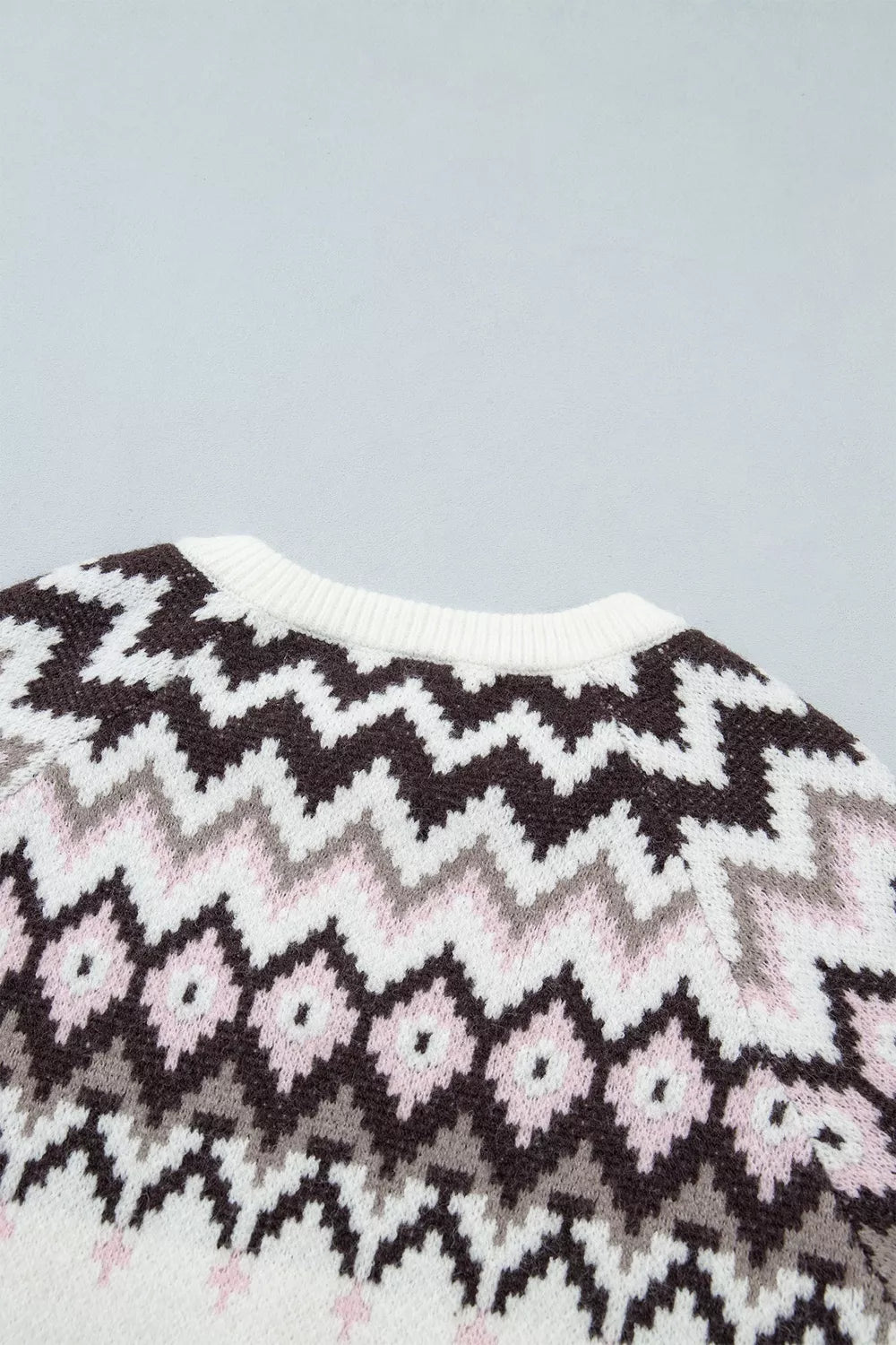 Fair Isle Buttoned Knit Cardigan - Premium variable from Tooksie - Just $58.99! Shop now at Tooksie