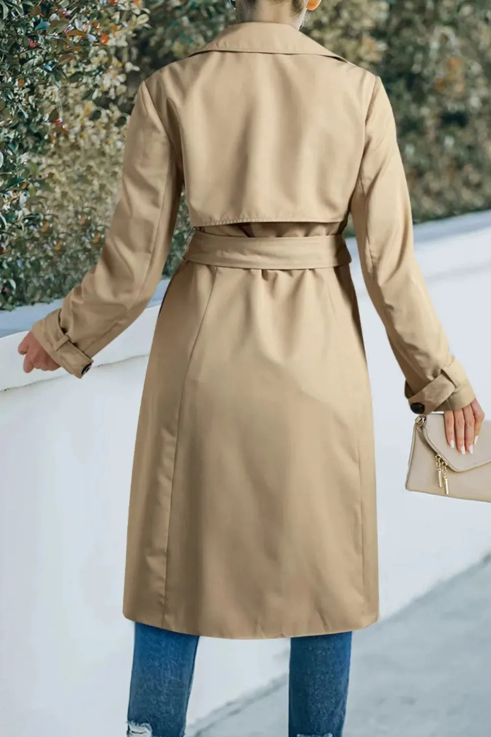 Classic Belted Trench Coat - Premium variable from Tooksie - Just $118.99! Shop now at Tooksie