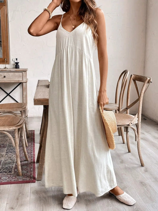 Spaghetti Strap Maxi Dress - Premium variable from Tooksie - Just $45.99! Shop now at Tooksie