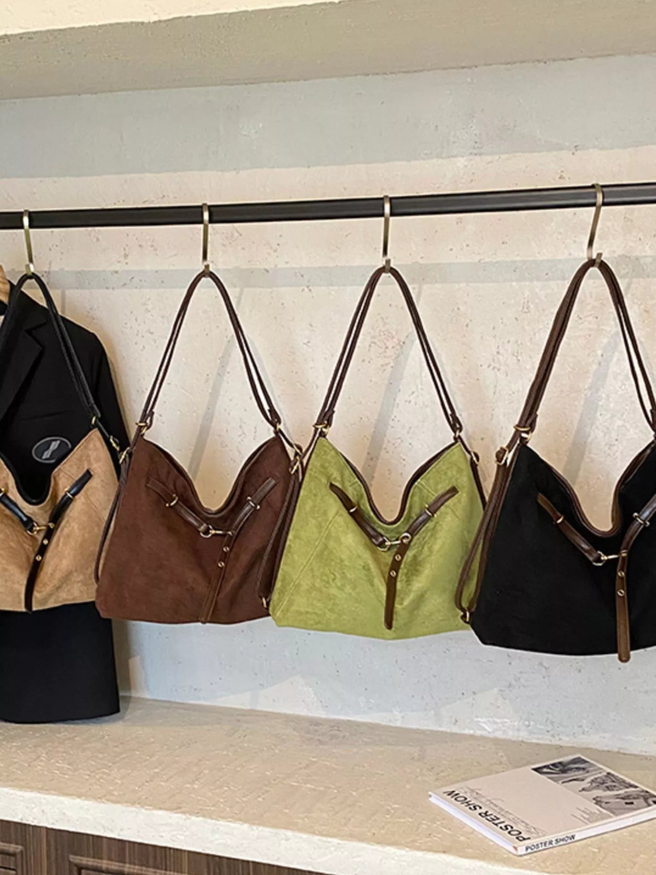 Vintage Soft Brushed Finish Tote - Premium variable from Tooksie - Just $30.99! Shop now at Tooksie