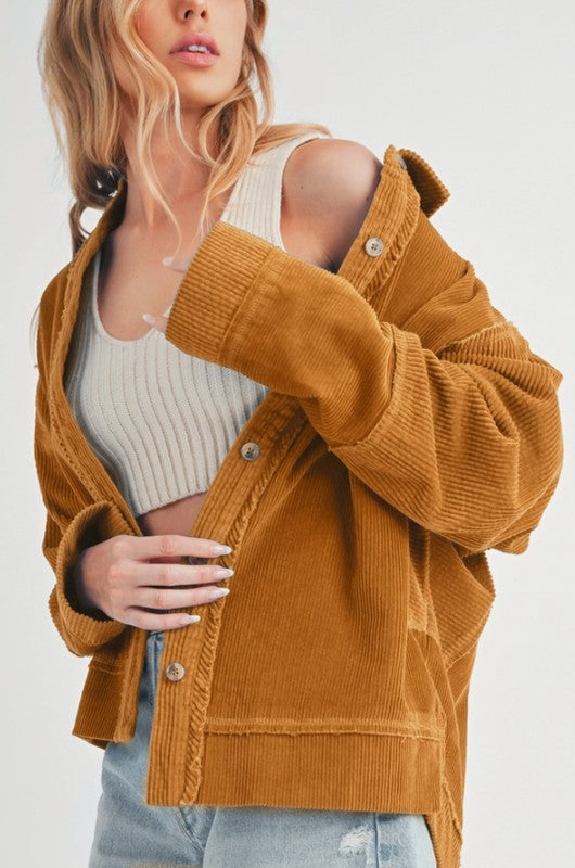 Corduroy Jacket - Premium variable from Tooksie - Just $72.99! Shop now at Tooksie