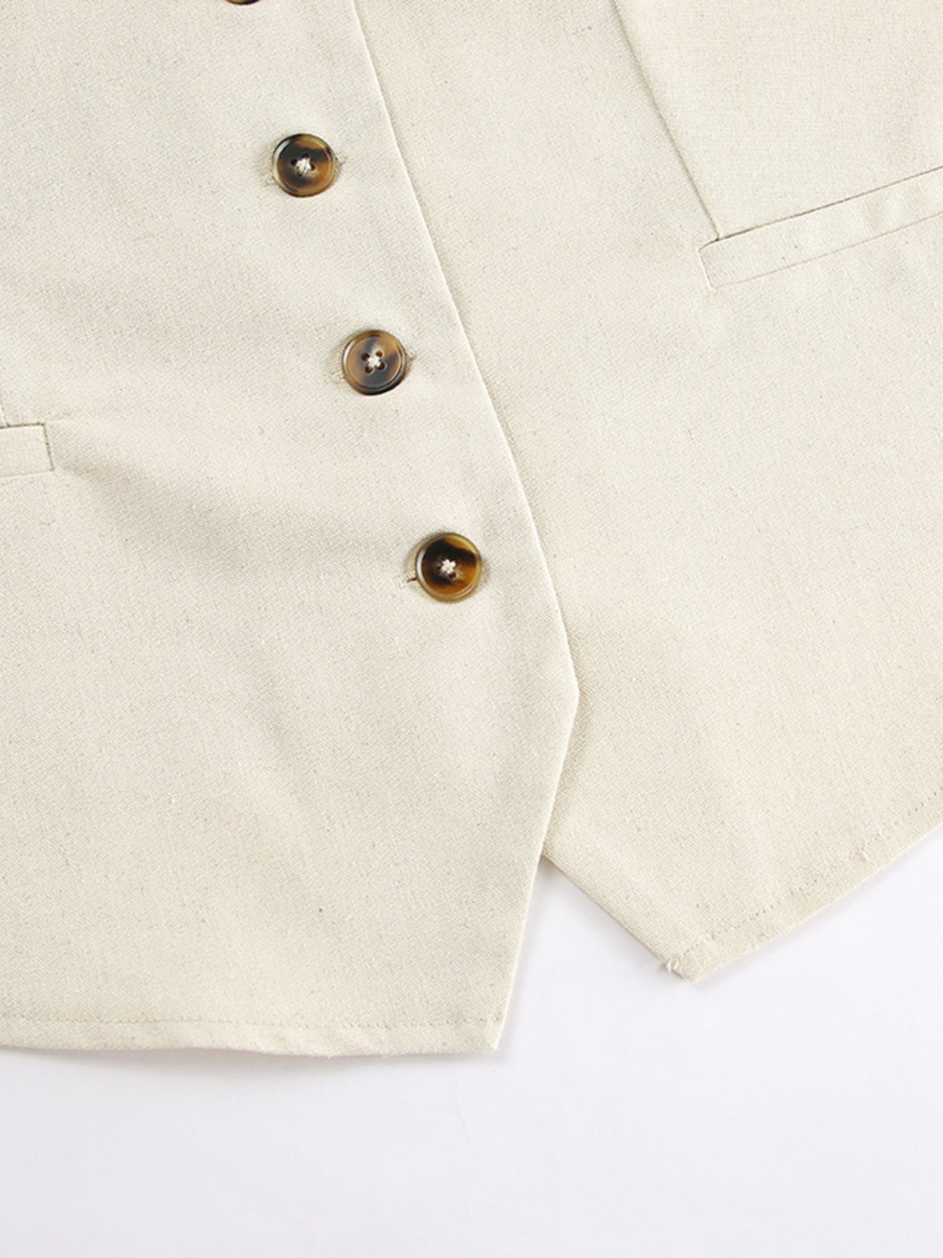 Button Up Vest and Shorts Set - Premium variable from Tooksie - Just $62.99! Shop now at Tooksie