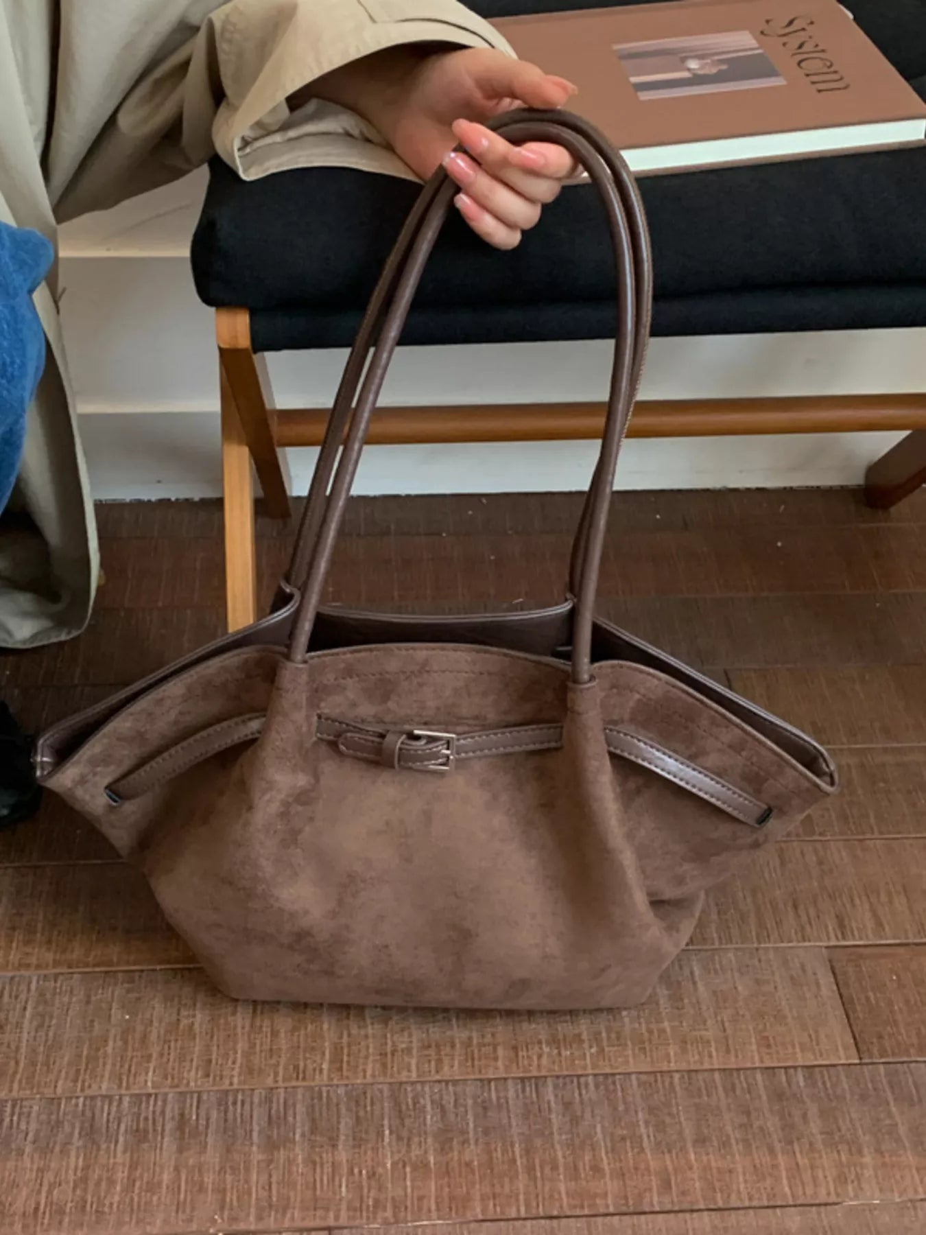 Buckle Tote Bag - Premium variable from Tooksie - Just $44.99! Shop now at Tooksie