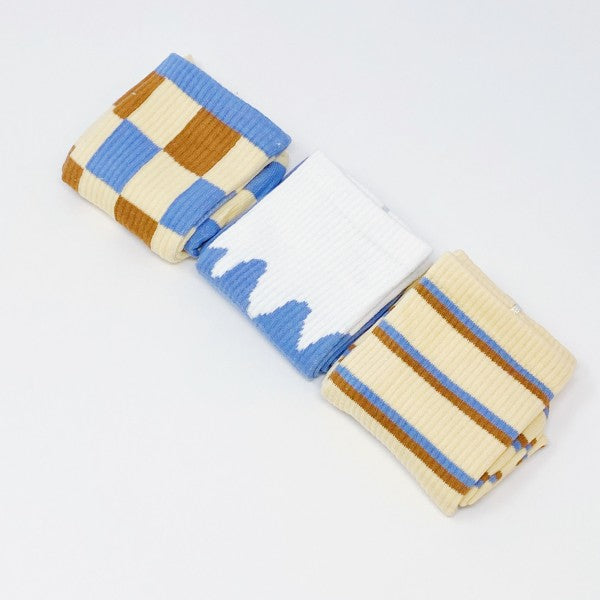 Pattern Trio Socks Set - Premium  from Tooksie - Just $11.99! Shop now at Tooksie