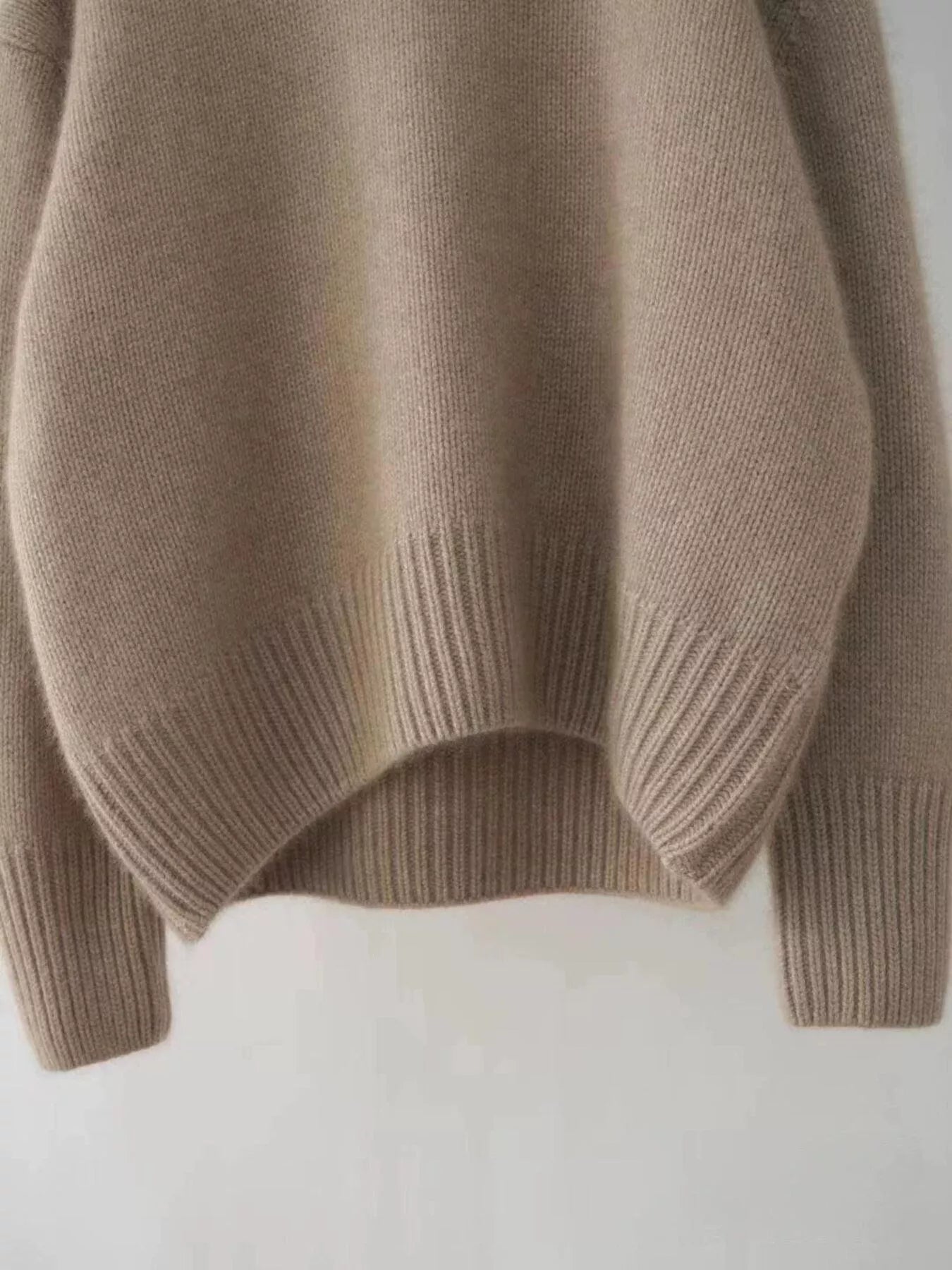 Turtleneck Dropped Shoulder Sweater - Premium variable from Tooksie - Just $35.99! Shop now at Tooksie