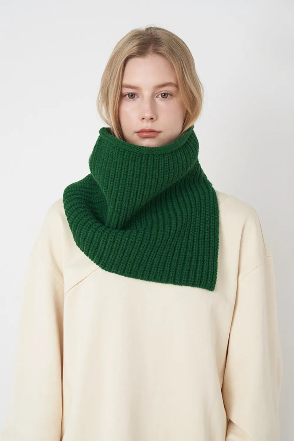 Slit Pullover Knit Scarf - Premium variable from Tooksie - Just $15.99! Shop now at Tooksie