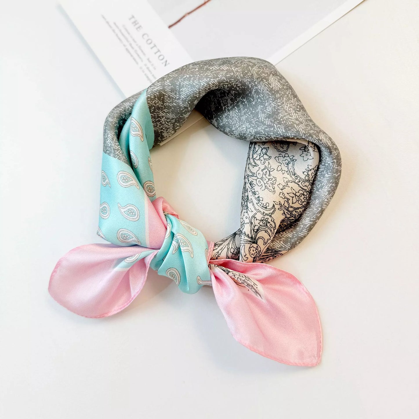 Printed Silk Scarf - Premium variable from Tooksie - Just $18.99! Shop now at Tooksie