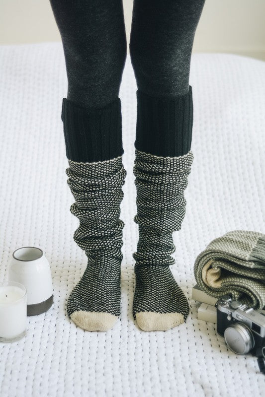 Knitted Lounge Socks - Premium variable from Tooksie - Just $17.50! Shop now at Tooksie