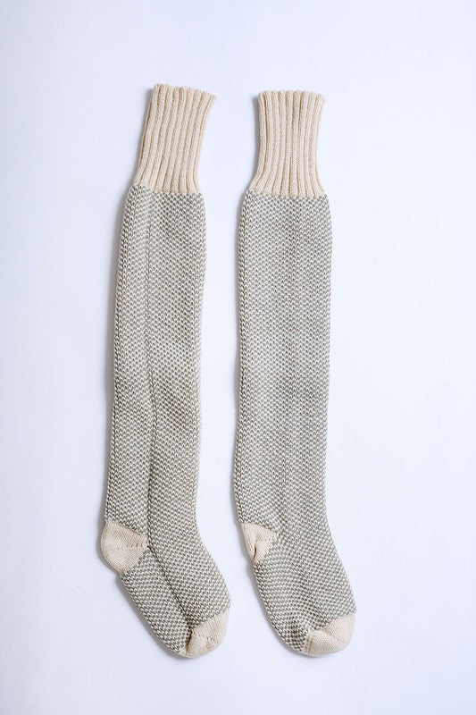 Knitted Lounge Socks - Premium variable from Tooksie - Just $17.50! Shop now at Tooksie